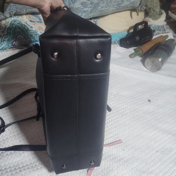 FZONE EUC BUSINESS COMPUTER XXL LEATHER TOTE BRIEFCASE STYLE BAG - Picture 11 of 13